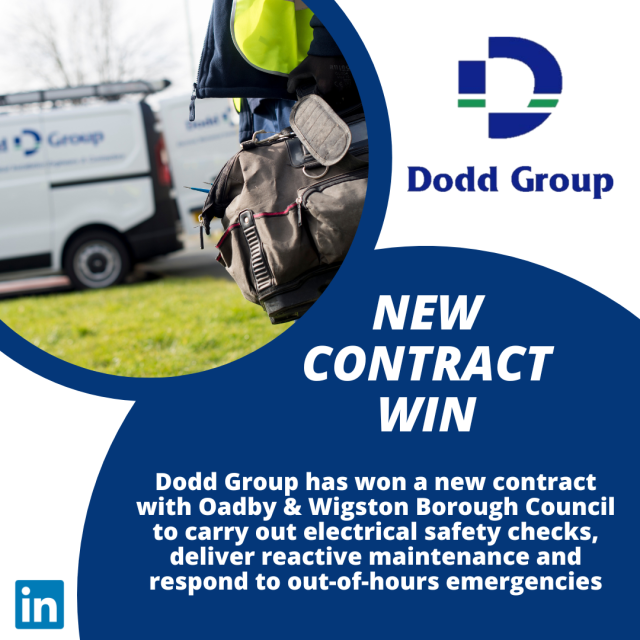 Dodd's has won a new contract with OWBC to carry out electrical safety checks.