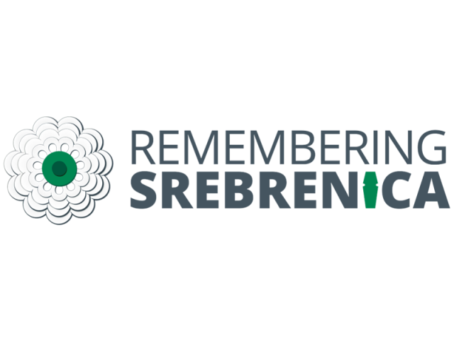 Remembering Srebrenica logo